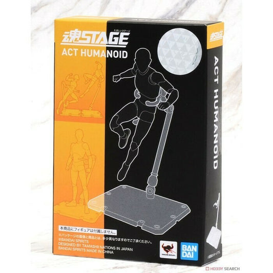 Figura Colección Anime S.H.Figuarts - Tamashii Stage Act Humanoid (Bases ) - Vista de perfil y caja