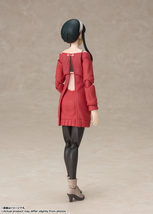 Figura Bandai S.H.Figuarts - Yor Forger Mother Of The Forger Family Spy X Family - Vista de perfil y caja
