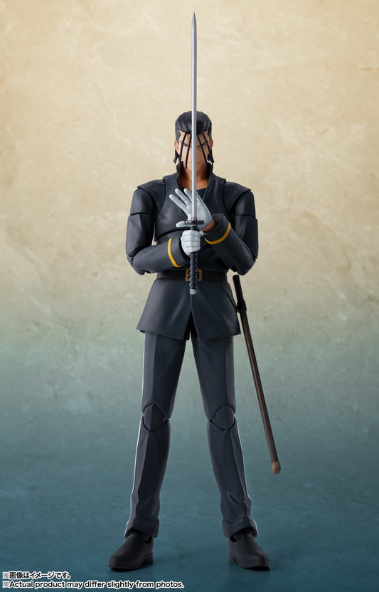 Figura Bandai S.H.Figuarts - Hajime Saito Samurai X - Vista de perfil y caja