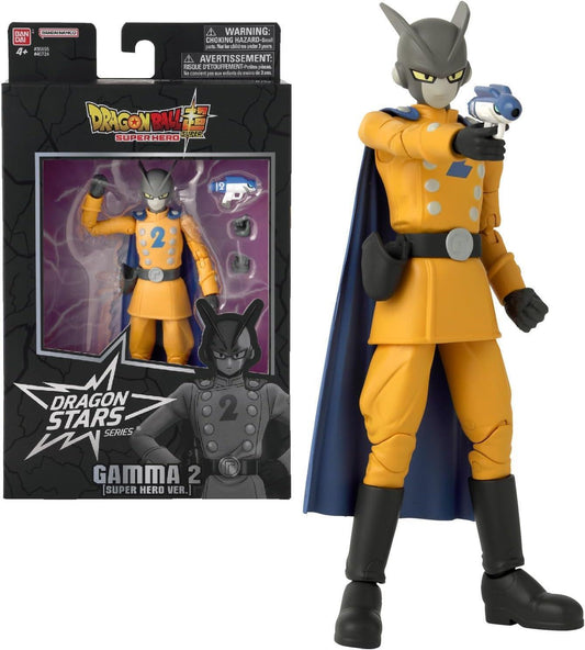 Figura Colección Anime - 2 Piezas (Gamma 1 Y Gamma 2 Dragon Stars) - Vista de perfil y caja