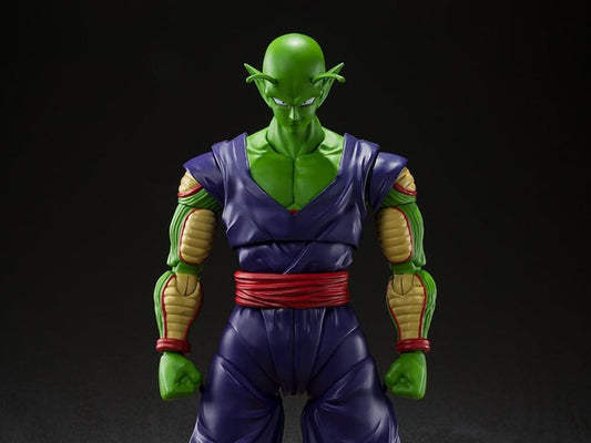 Figura Bandai S.H.Figuarts - Piccolo Super Hero (Dragon Ball) - Vista de perfil y caja