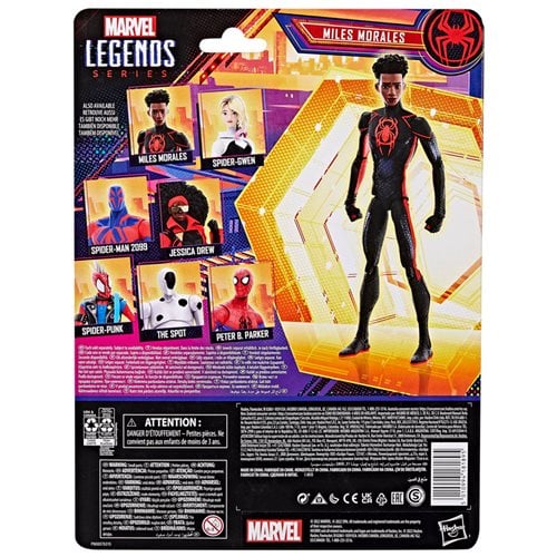 Spider-Man Across The Spider-Verse Marvel Legends Miles Morales 6-Inch