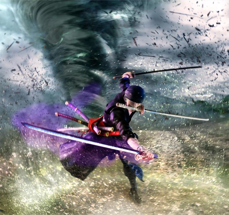 RORONOA ZORO (THE RAID ON ONIGASHIMA) S.H. FIGUARTS