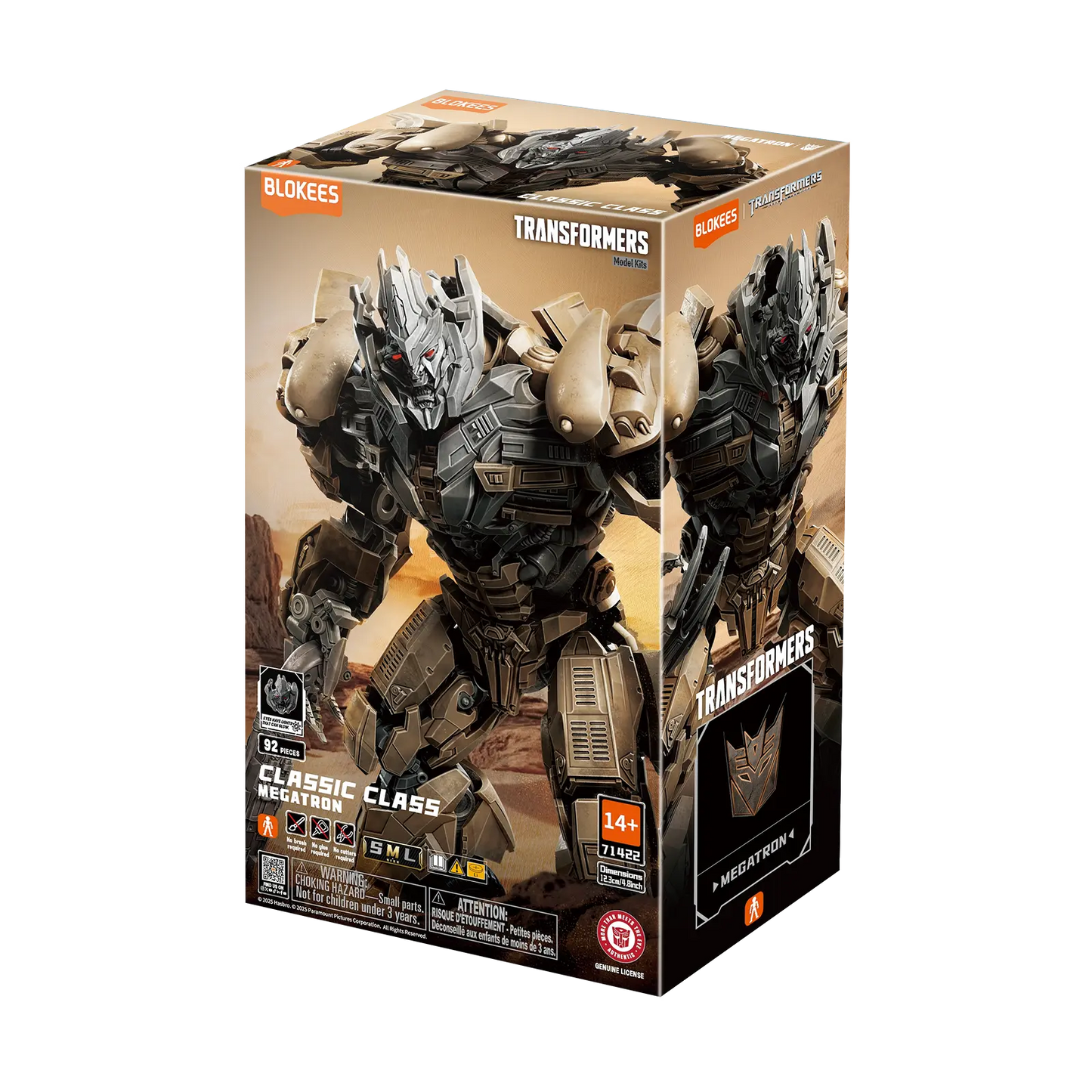 Megatron Transformers Classic Class 22 Transformers Dark of the Moon Blokees