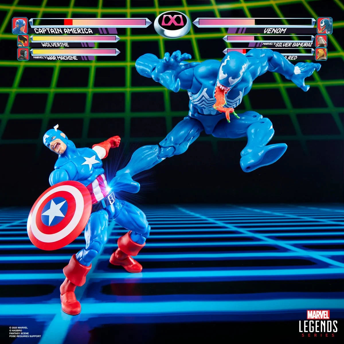 CAPITAN AMERICA VS VENOM GAME VERSE MARVEL LEGENDS