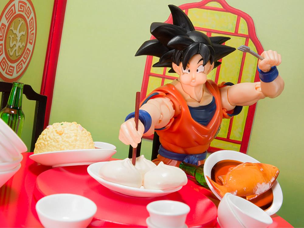 SET DE COMIDA DE GOKU SH FIGUARTS