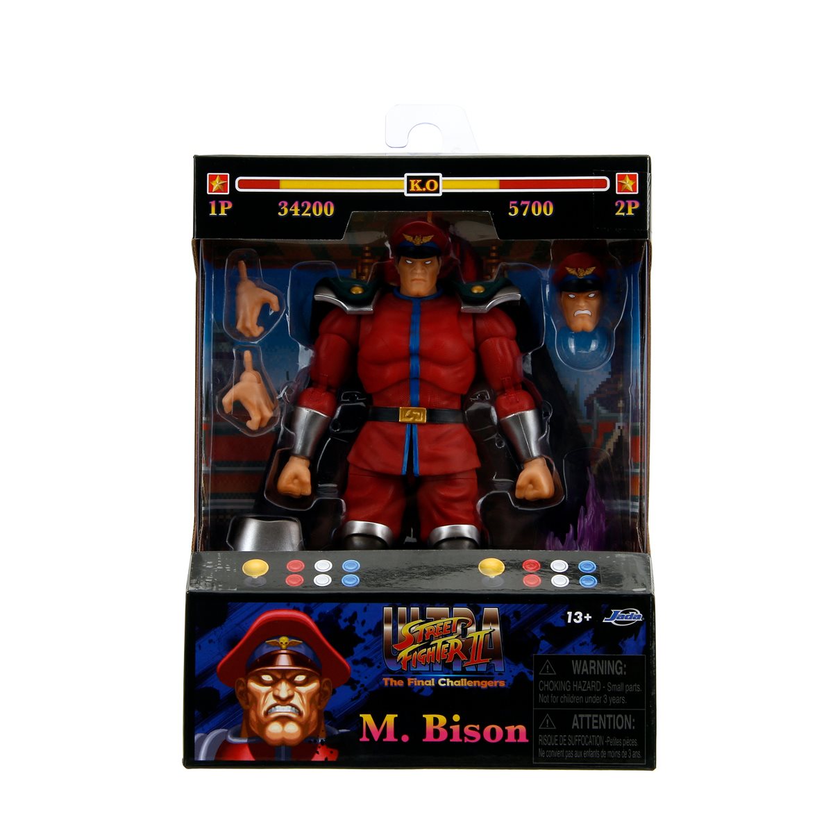 M. BISON STREET FIGHTER II JADA TOY
