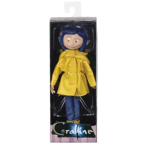 Coraline Raincoat Bendy Doll Neca