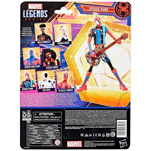 Spider-Man Across The Spider-Verse Marvel Legends Spider-Punk 6-Inch