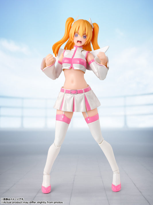 Figura Bandai S.H.Figuarts - Liliel Angel Airborne Corps Ririsa - Vista de perfil y caja