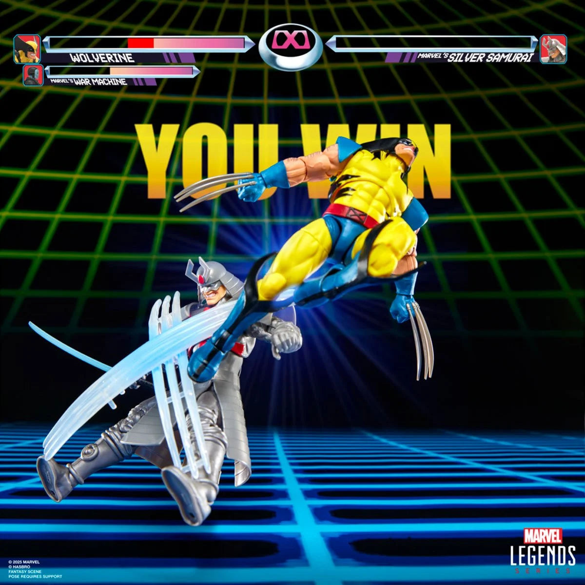 WOLVERINE VS SILVER SAMURAI GAME VERSE MARVEL LEGENDS