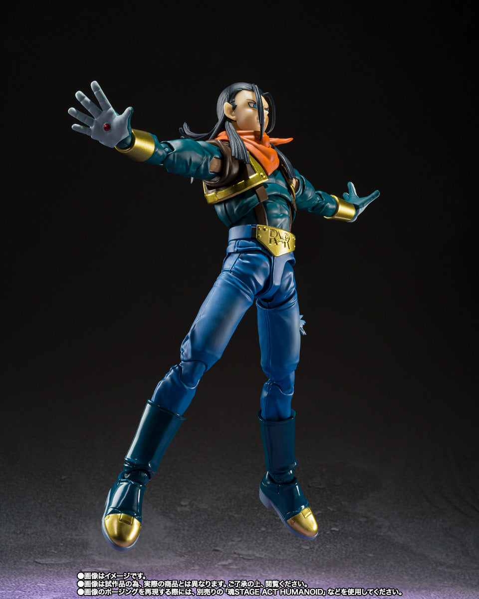SUPER ANDROID 17 DRAGON BALL GT SH FIGUARTS