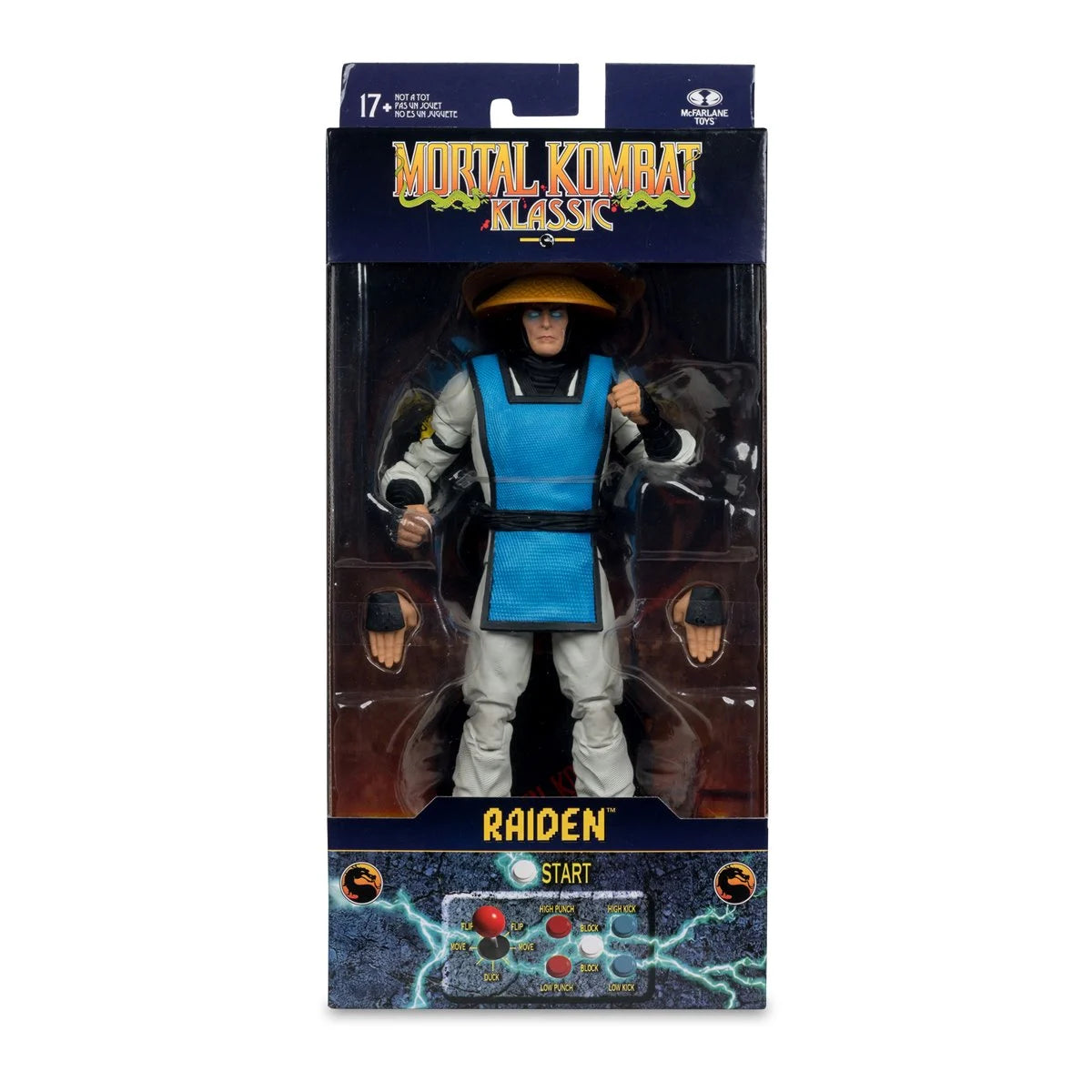 Raiden Mortal Kombat Klassic MC Farlane