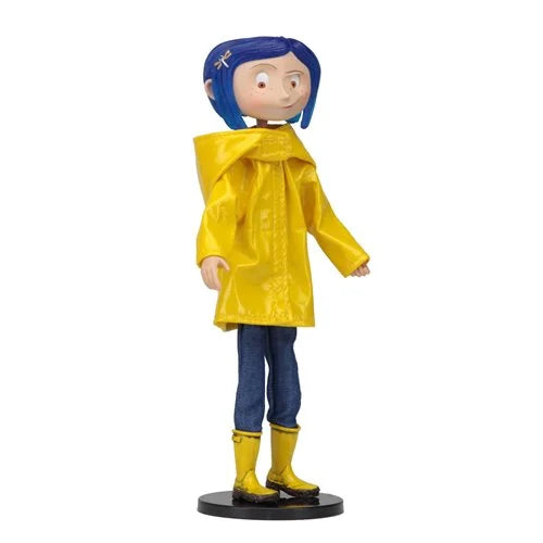 Coraline Raincoat Bendy Doll Neca