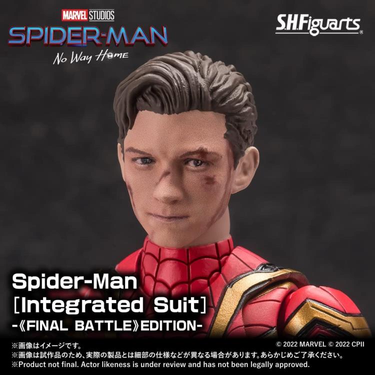 SPIDERMAN NO WAY HOME INTEGRATED SUIT FINAL BATTLE S.H. FIGUARTS