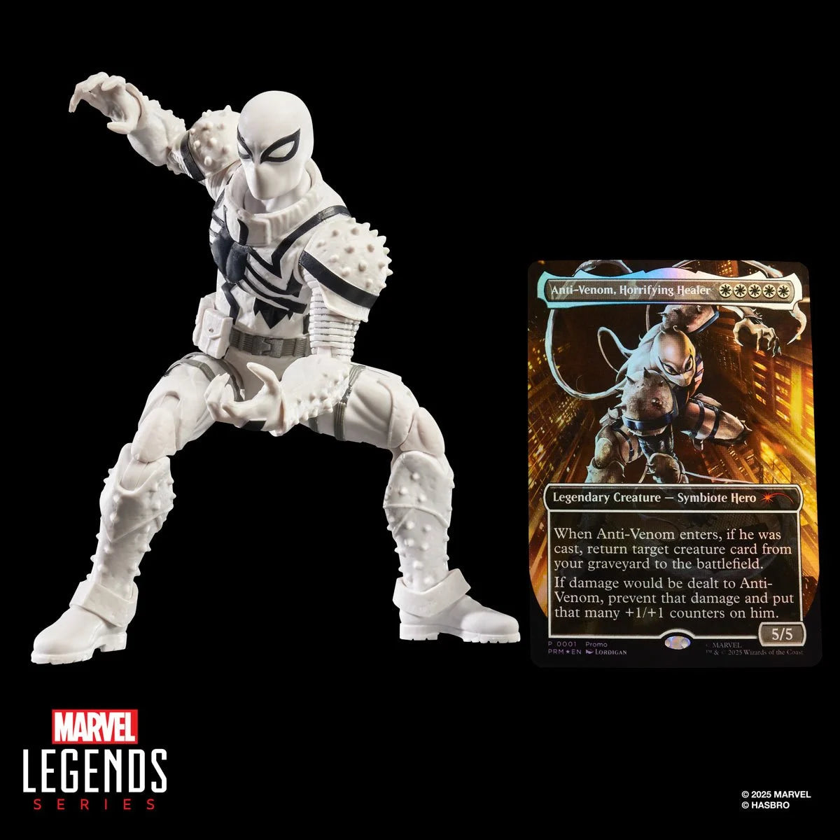 Agent Anti-Venom Spider-Man Marvel Legends Series Magic