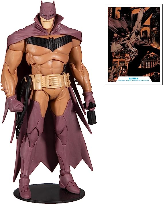 BATMAN WHITE KNIGHT RED EDITION - DC MULTIVERSE