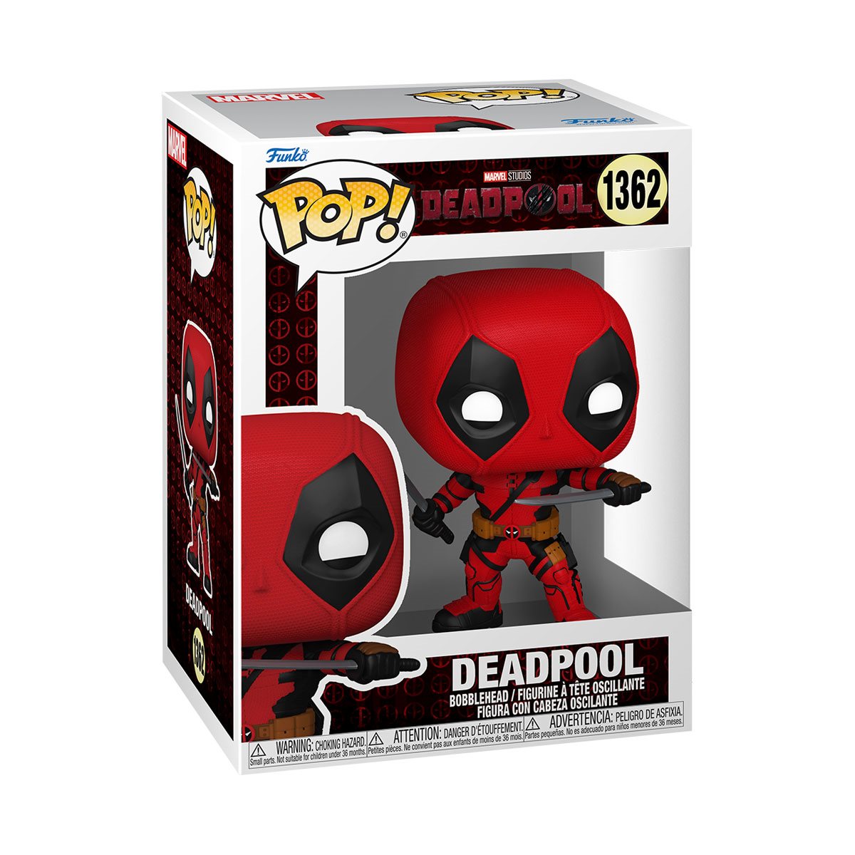 DEADPOOL WHITH SWORDS #1362 FUNKO POP