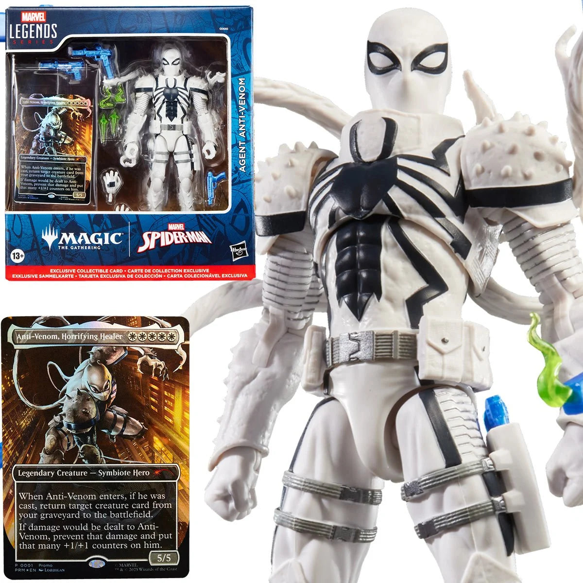 Agent Anti-Venom Spider-Man Marvel Legends Series Magic