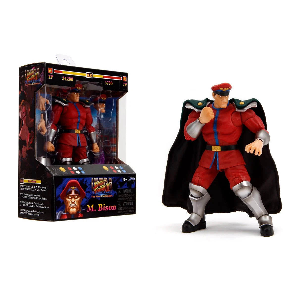 M. BISON STREET FIGHTER II JADA TOY