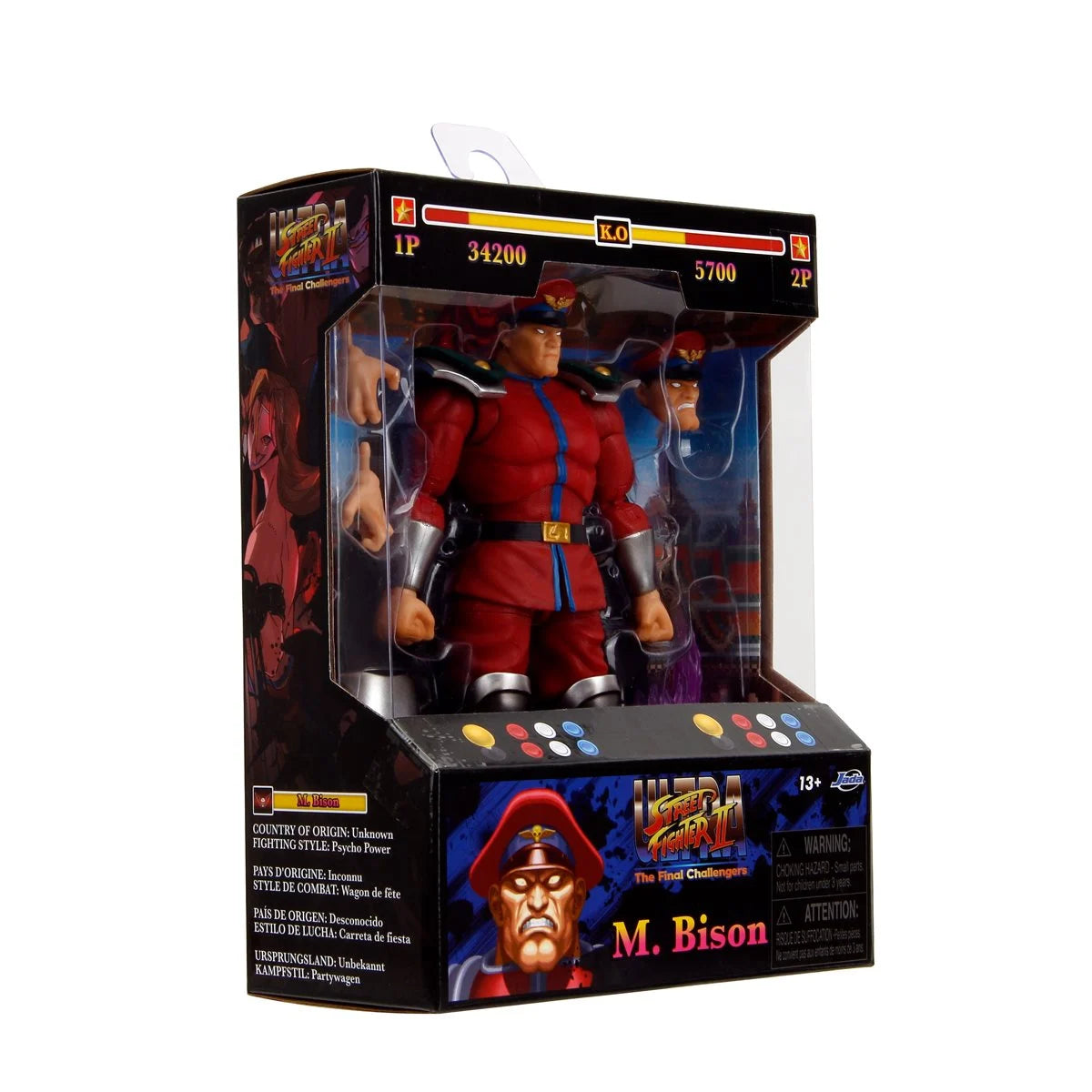 M. BISON STREET FIGHTER II JADA TOY