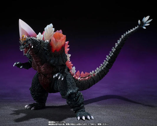 Figura Bandai - Spacegodzilla Fukuoka Decisive Battle Ver. Shmonsterarts - Vista de perfil y caja