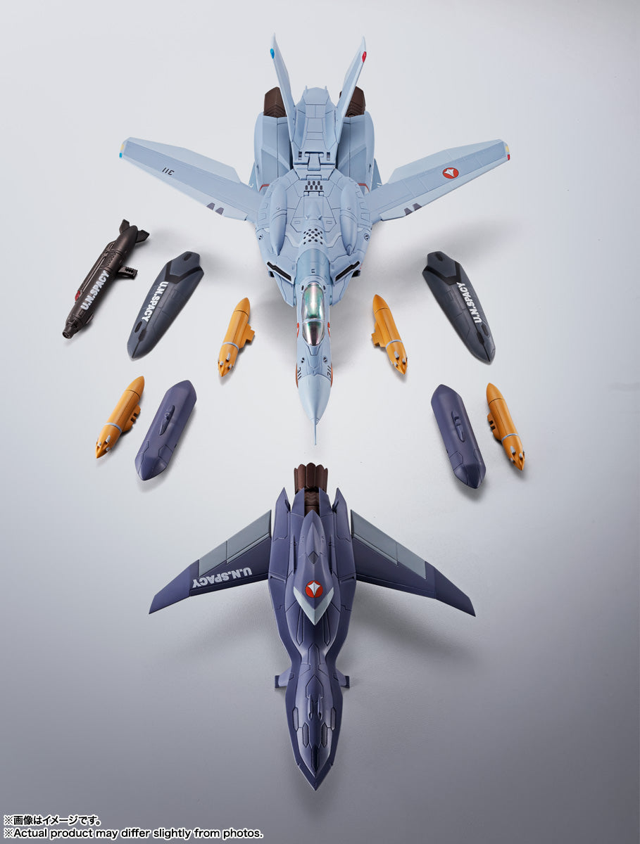 MACROSS ZERO HI-METAL R VF-0A PHOENIX(SHIN KUDO USE) ＋ QF-2200D-B GHOST