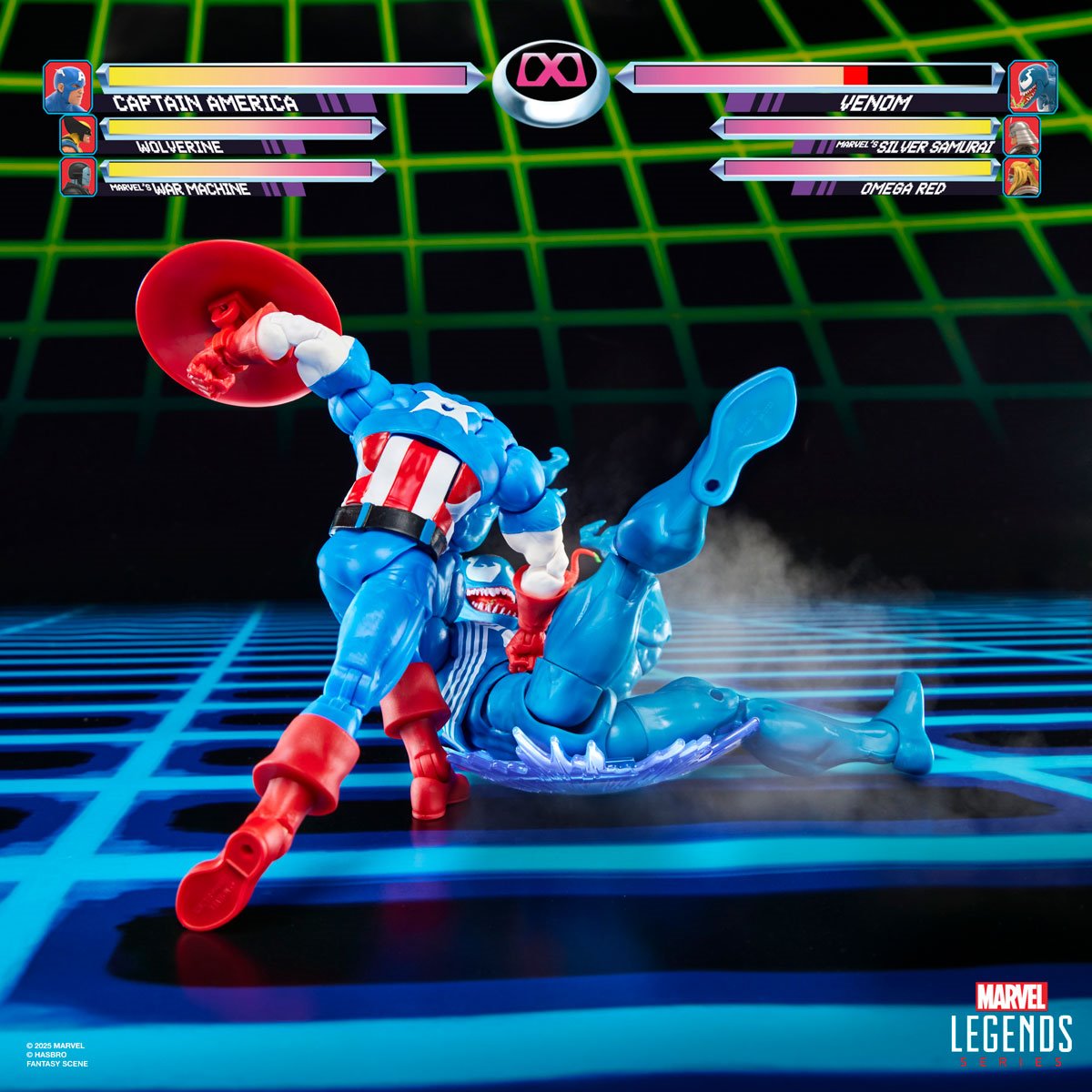 CAPITAN AMERICA VS VENOM GAME VERSE MARVEL LEGENDS