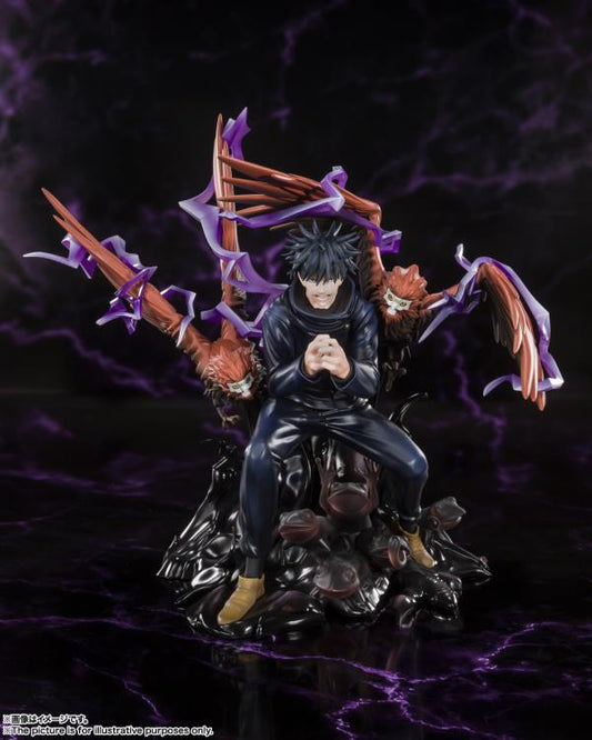 Figura Colección Anime - Megumi Fushiguro Jujutsu Kaisen Figuarts Zero - Vista de perfil y caja