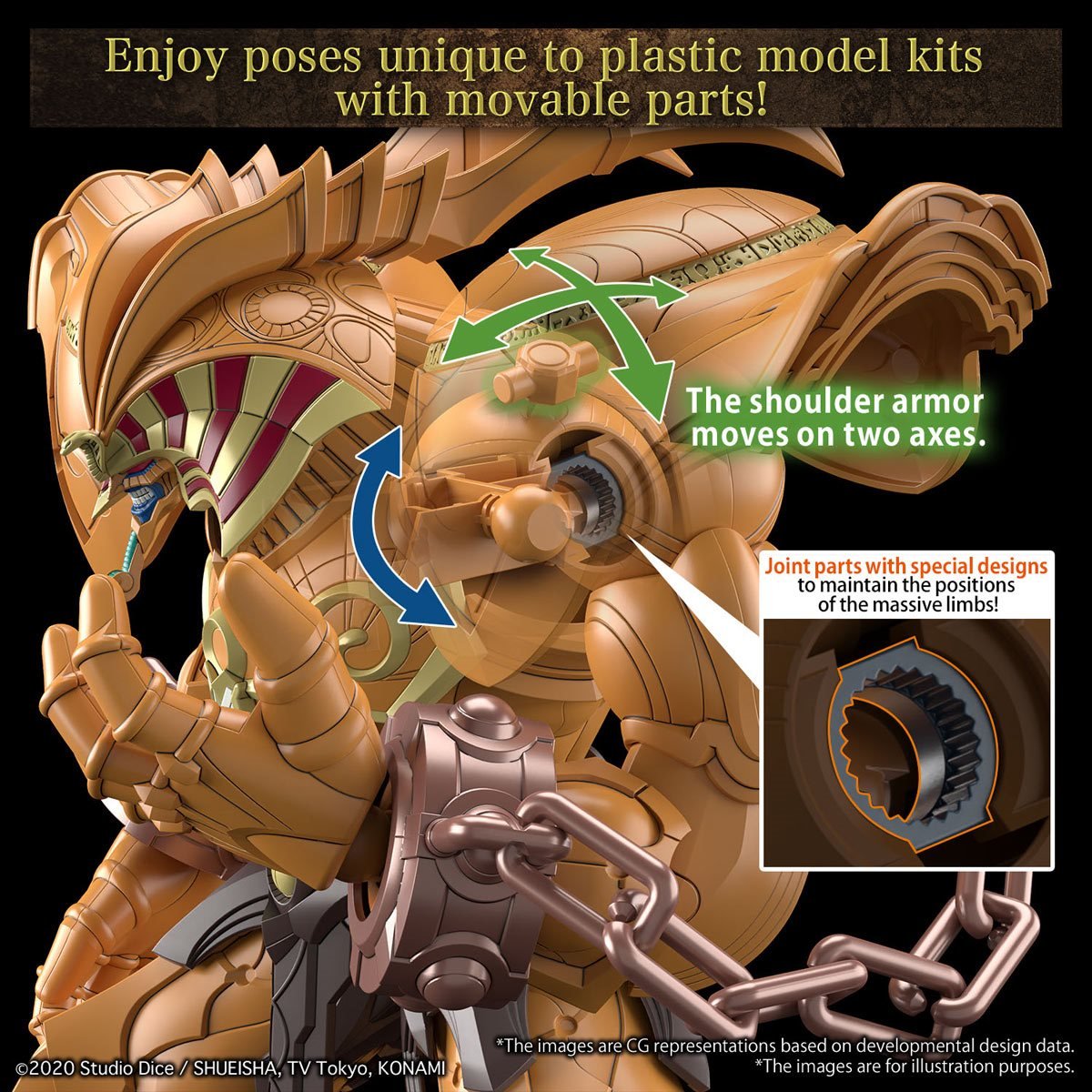 EXODIA MODEL KIT FIGURE-RISE MODEL KIT YU-GI-OH