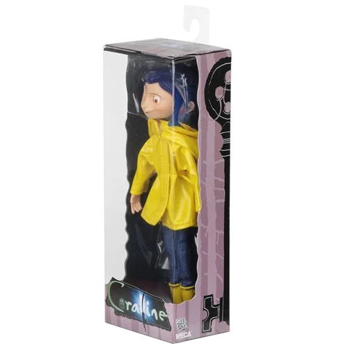Coraline Raincoat Bendy Doll Neca