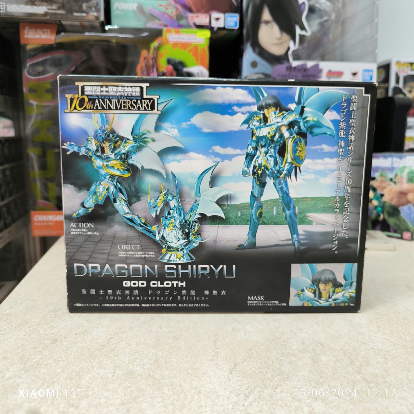 Shiryu Dragón V4 Armor Divine Myth Cloth (seminuevo)