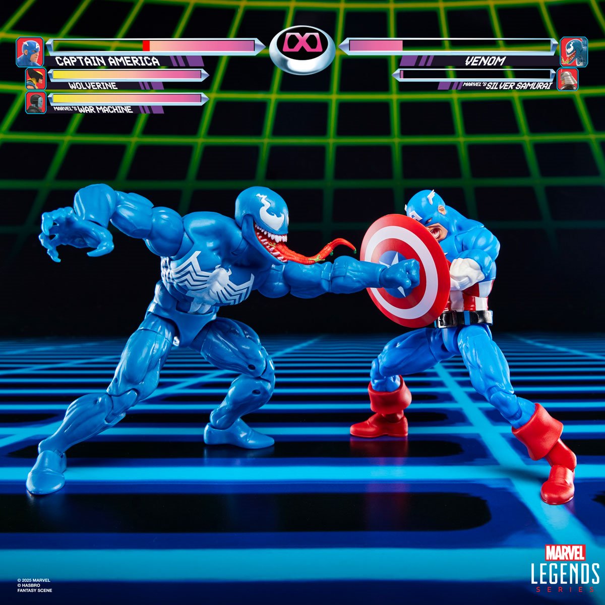 CAPITAN AMERICA VS VENOM GAME VERSE MARVEL LEGENDS