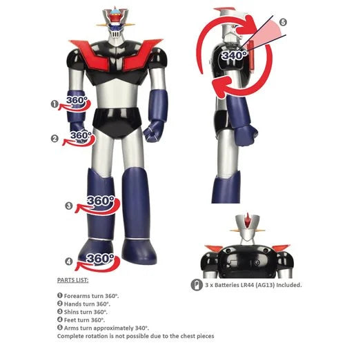 Mazinger Z 30cm Figure con luz SD toys