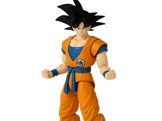 Figura Colección Anime - Son Goku Dragon Stars (Dragon Ball Super) - Vista de perfil y caja