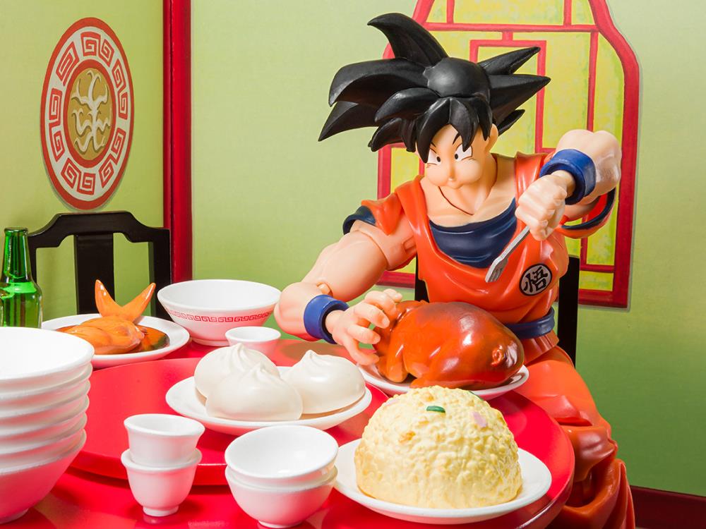 SET DE COMIDA DE GOKU SH FIGUARTS