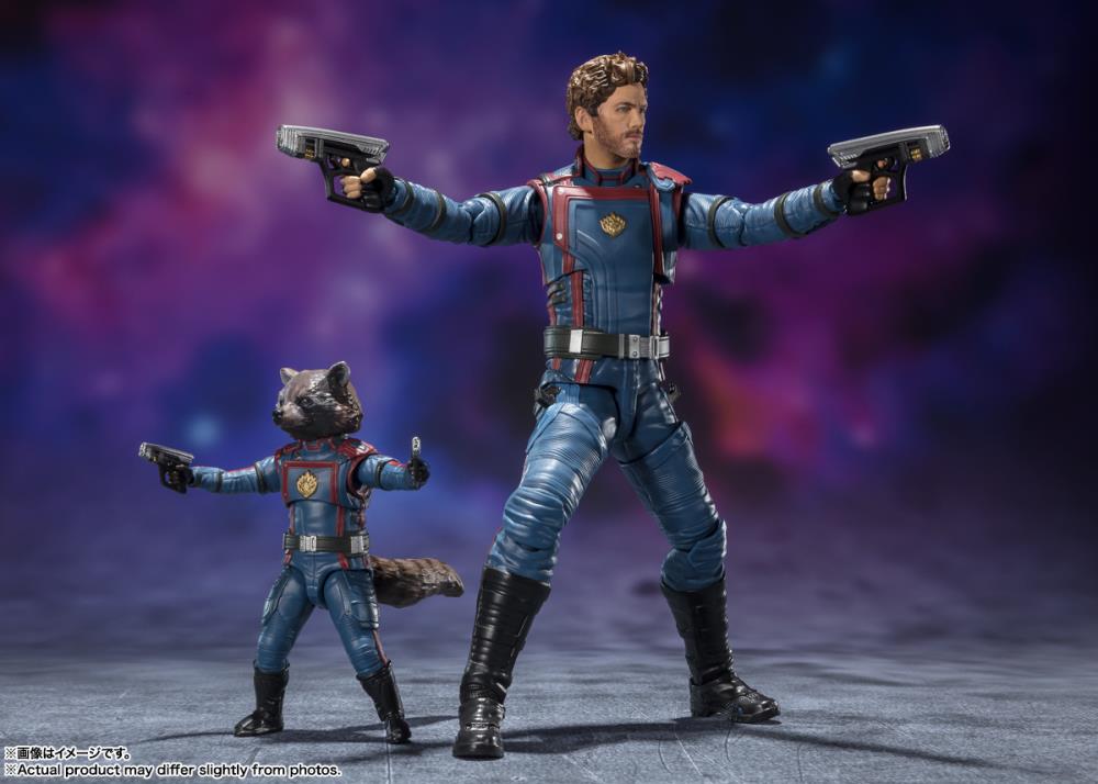 STARD-LORD Y ROCKET RACCOON GUARDIANES DE LA GALAXIA S.H. FIGUARTS