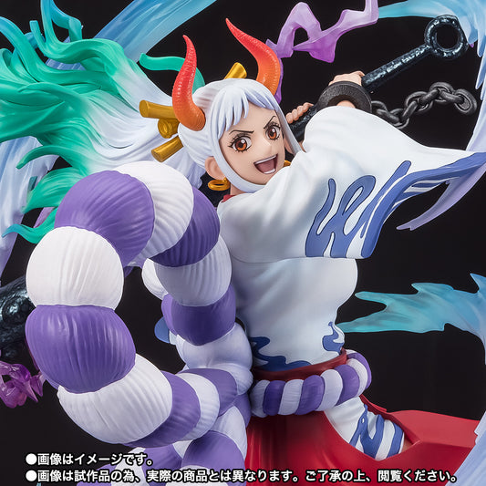 Figura Bandai - [Batalla Extra] Yamato Bounty Rush 5To Aniversario (One Piece) - Vista de perfil y caja