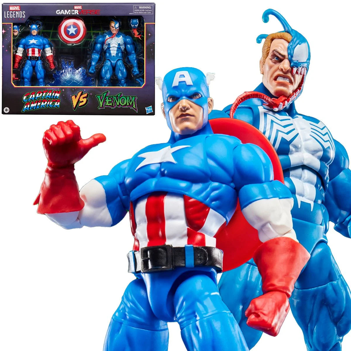 CAPITAN AMERICA VS VENOM GAME VERSE MARVEL LEGENDS