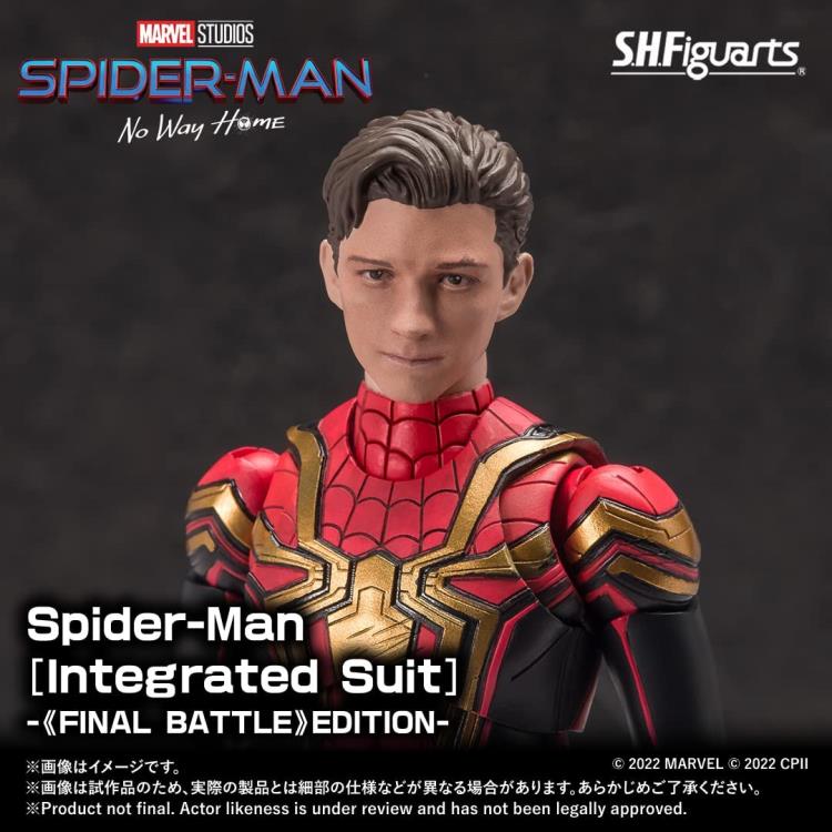 SPIDERMAN NO WAY HOME INTEGRATED SUIT FINAL BATTLE S.H. FIGUARTS