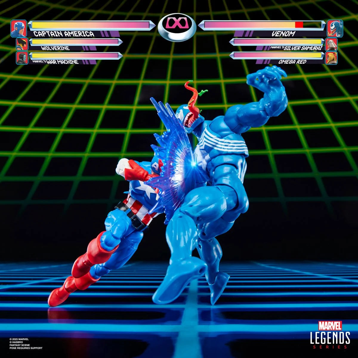 CAPITAN AMERICA VS VENOM GAME VERSE MARVEL LEGENDS