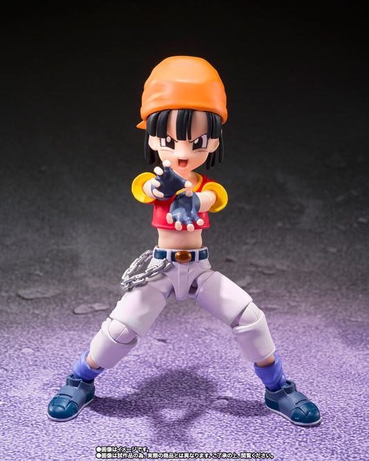 Figura Bandai - Pan Gt & Gill (Dragon Ball GT) - Vista de perfil y caja