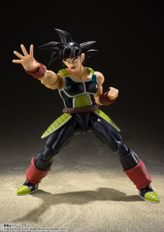 Figura Bandai S.H.Figuarts - Bardock (Dragon Ball Z) - Vista de perfil y caja