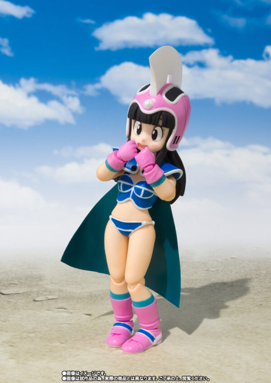 Figura Colección Anime S.H.Figuarts - Chichi (Dragon Ball) - Vista de perfil y caja