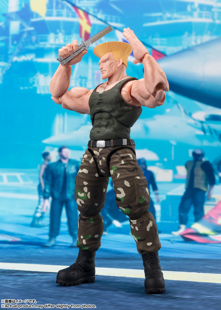 GUILE -Traje 2- Street Fighter SH Figuarts