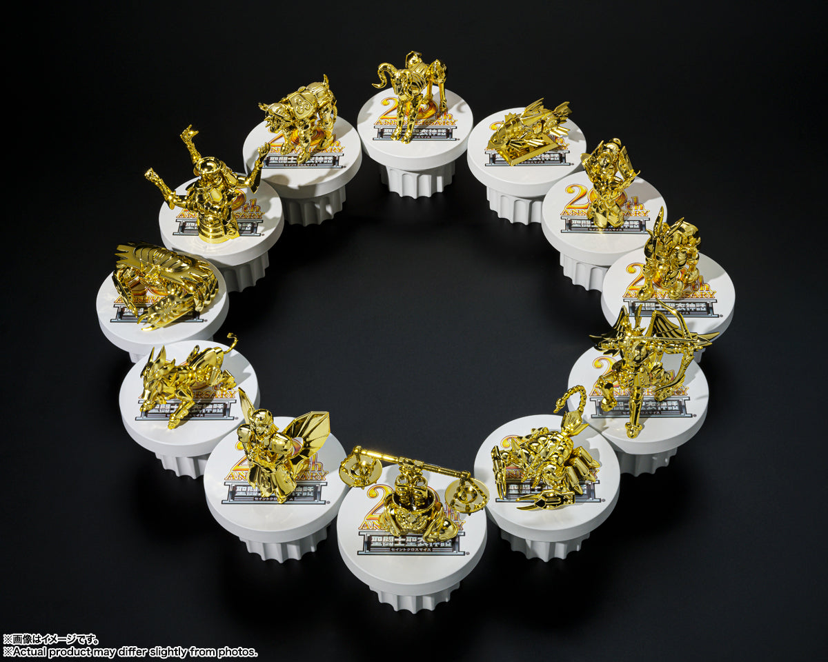 SAINT SEIYA SAINT CLOTH MYTH APÉNDICE GOLD CLOTH OBJECT SET 20th Anniversary