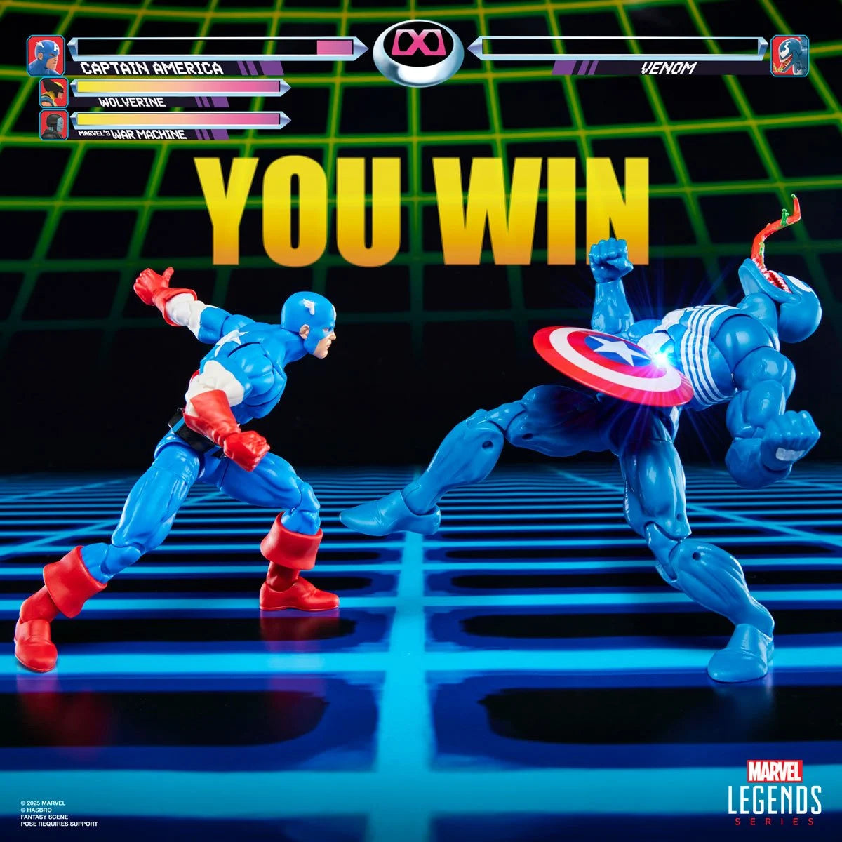 CAPITAN AMERICA VS VENOM GAME VERSE MARVEL LEGENDS