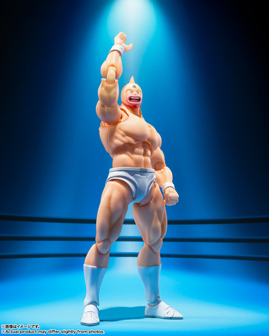 Figura Bandai S.H.Figuarts - Kinnikuman Perfect Origin Arc - Vista de perfil y caja