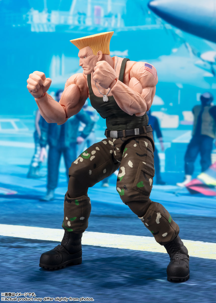GUILE -Traje 2- Street Fighter SH Figuarts