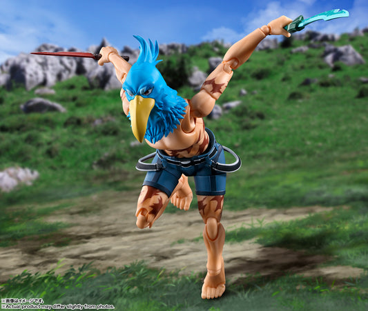 Figura Bandai S.H.Figuarts - Sunraku - Vista de perfil y caja